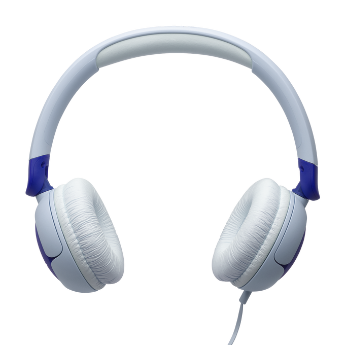 JBL Junior 320 - Blue - Wired on-ear kids headphones - Back image number null